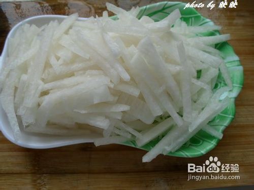 熏牛肉炒萝卜丝