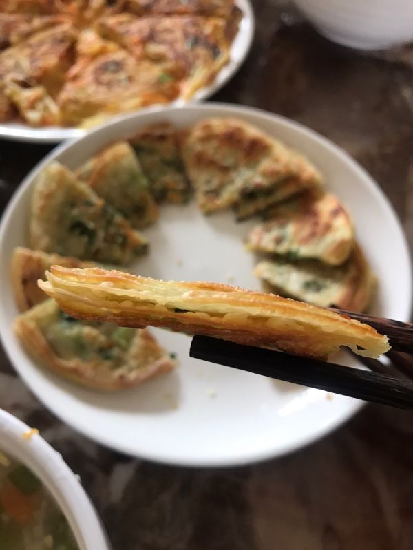葱油饼(饺子皮)