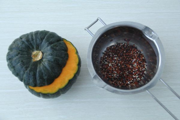 南瓜玉米藜麦牛奶羹