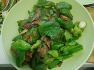 家常菜:菜椒炒肉