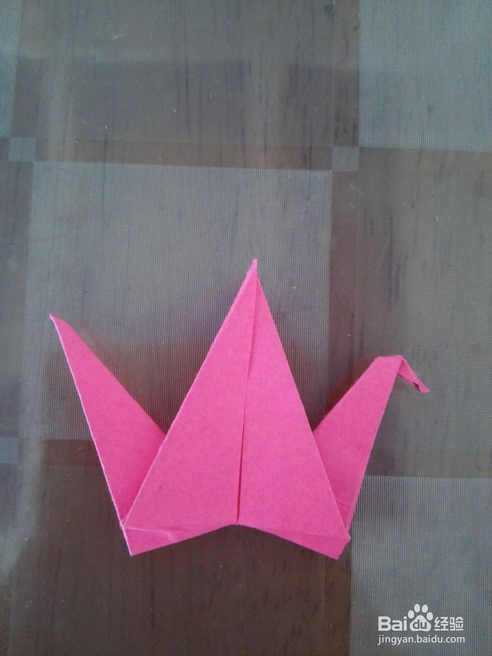 如何用手工纸折千纸鹤