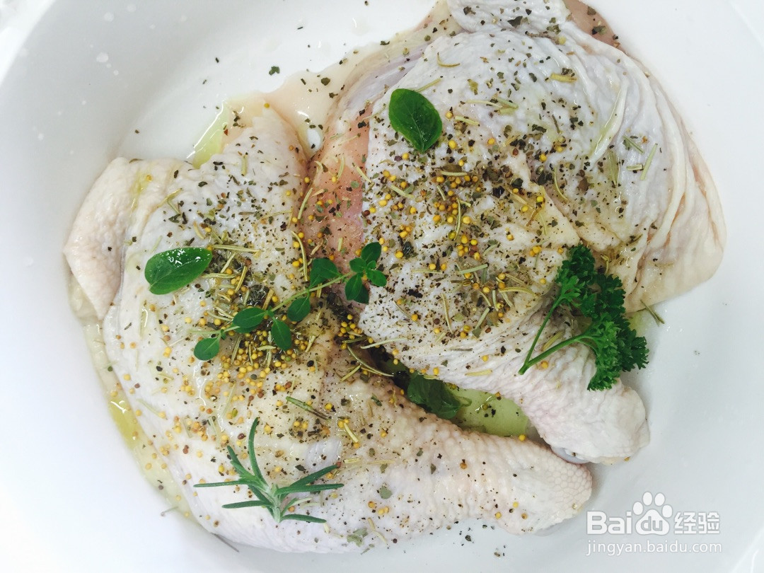 柠檬迷迭香烤鸡腿的做法