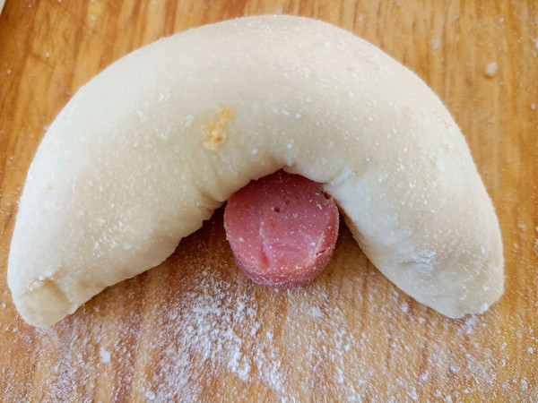 肉松芝士火腿小面包