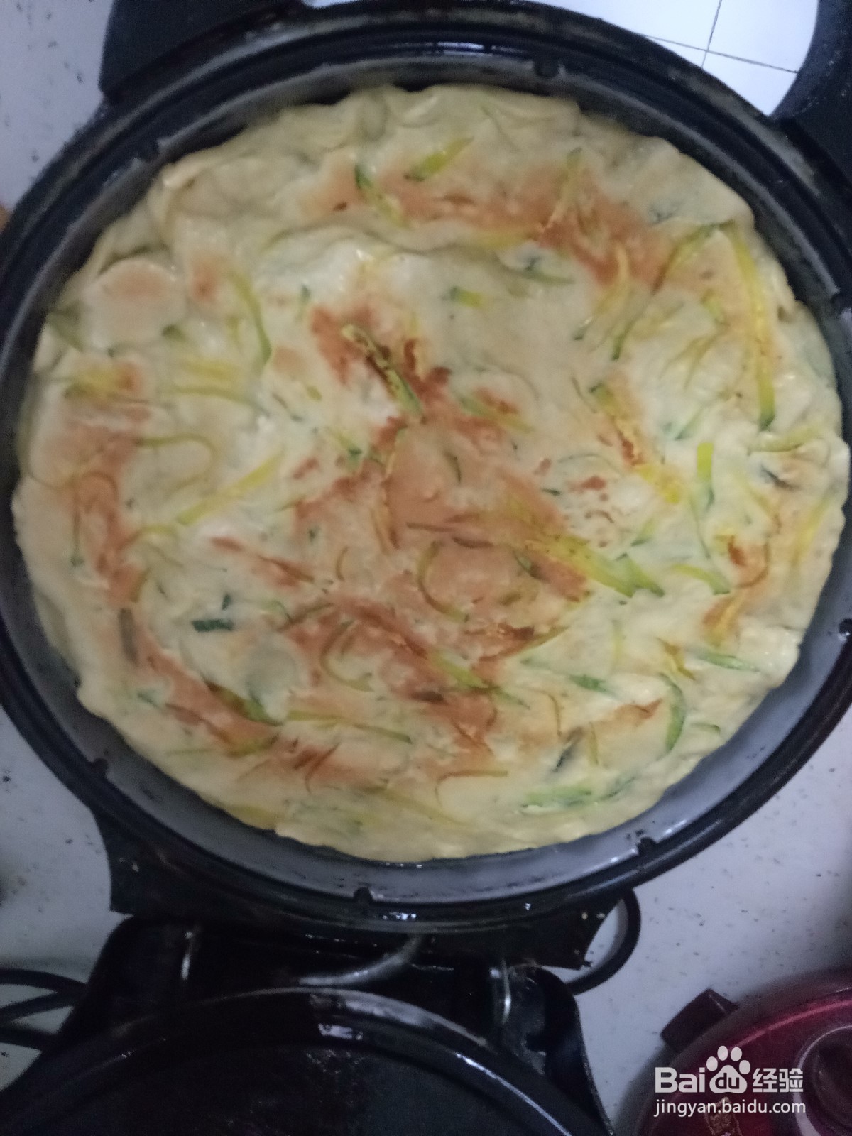 电饼铛嫩南瓜煎饼