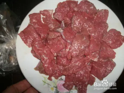 牛肉炒豆腐泡