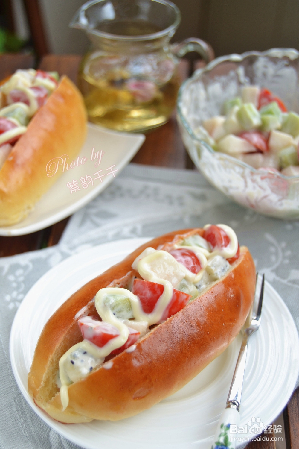 水果沙拉面包怎么做