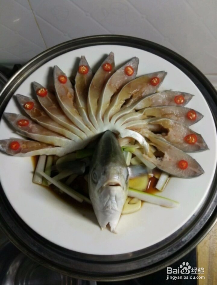 如何制作孔雀开屏鱼