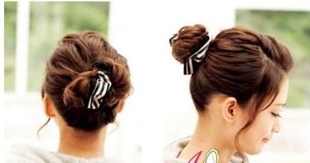 花苞头简单扎法图解