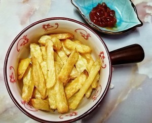 烤箱版健康薯条