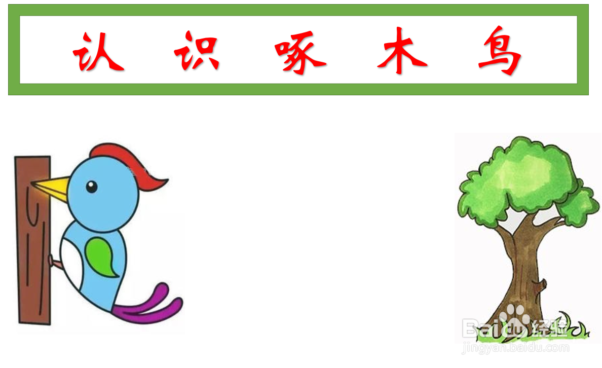 啄木鸟手抄报