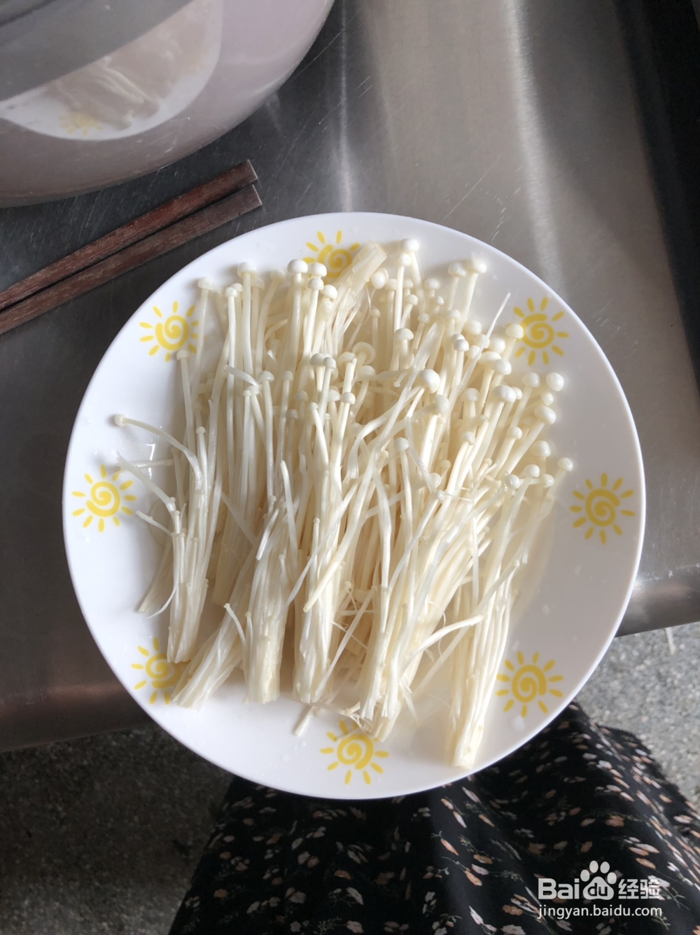 孩子爱吃的金针菇荞麦面