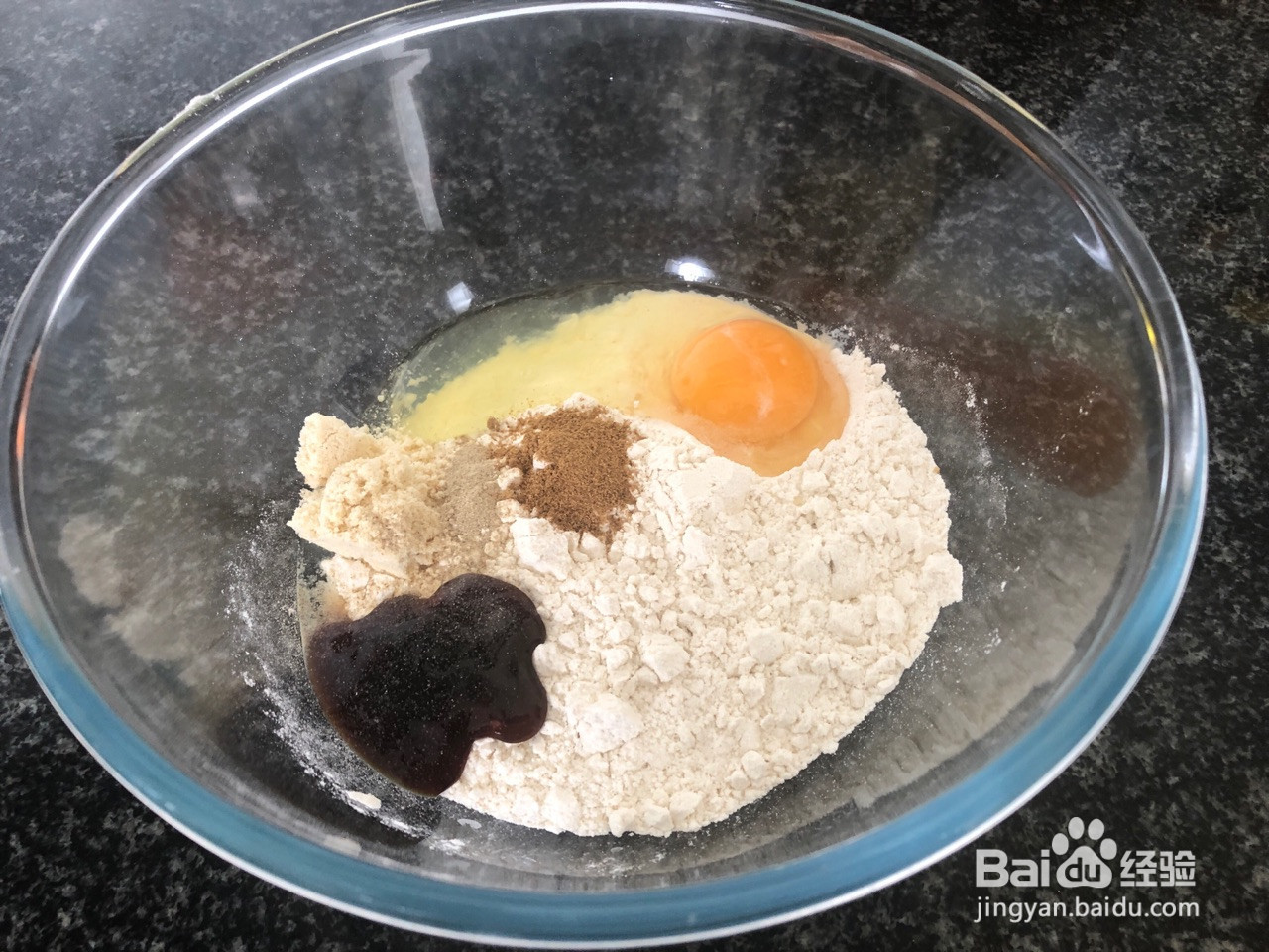 纯面粉摊的煎饼的做法