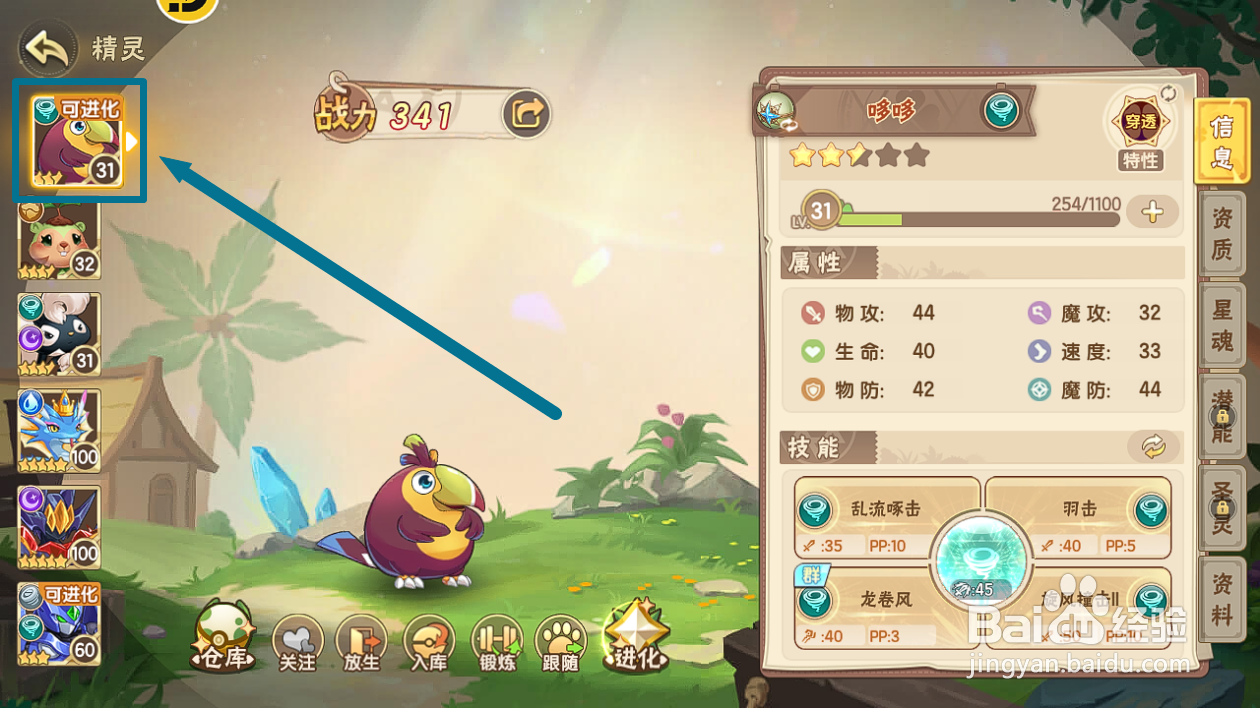 西普大陆哆哆的【彩喙啄击】是什么大招效果