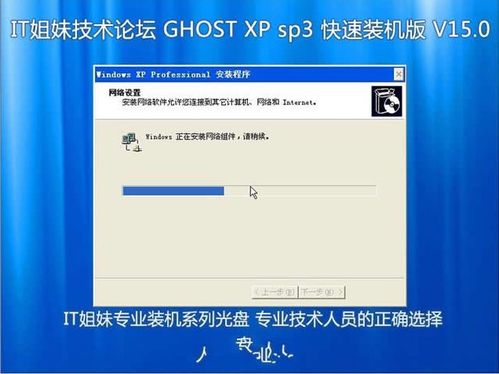 IT姐妹技术论坛GhostXP_SP3快速装机版V15.0