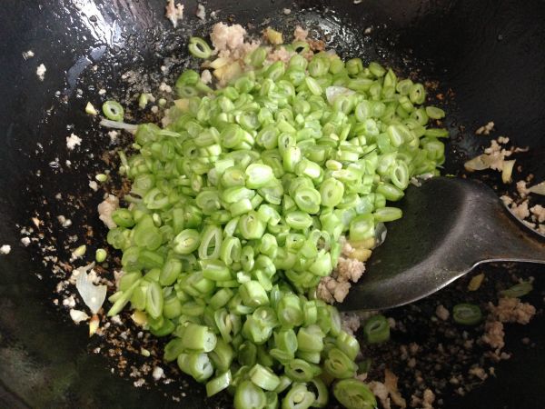 榄菜肉沫四季豆