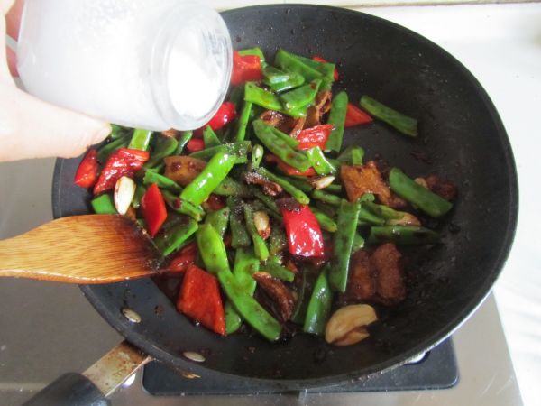 老干妈炒四季豆