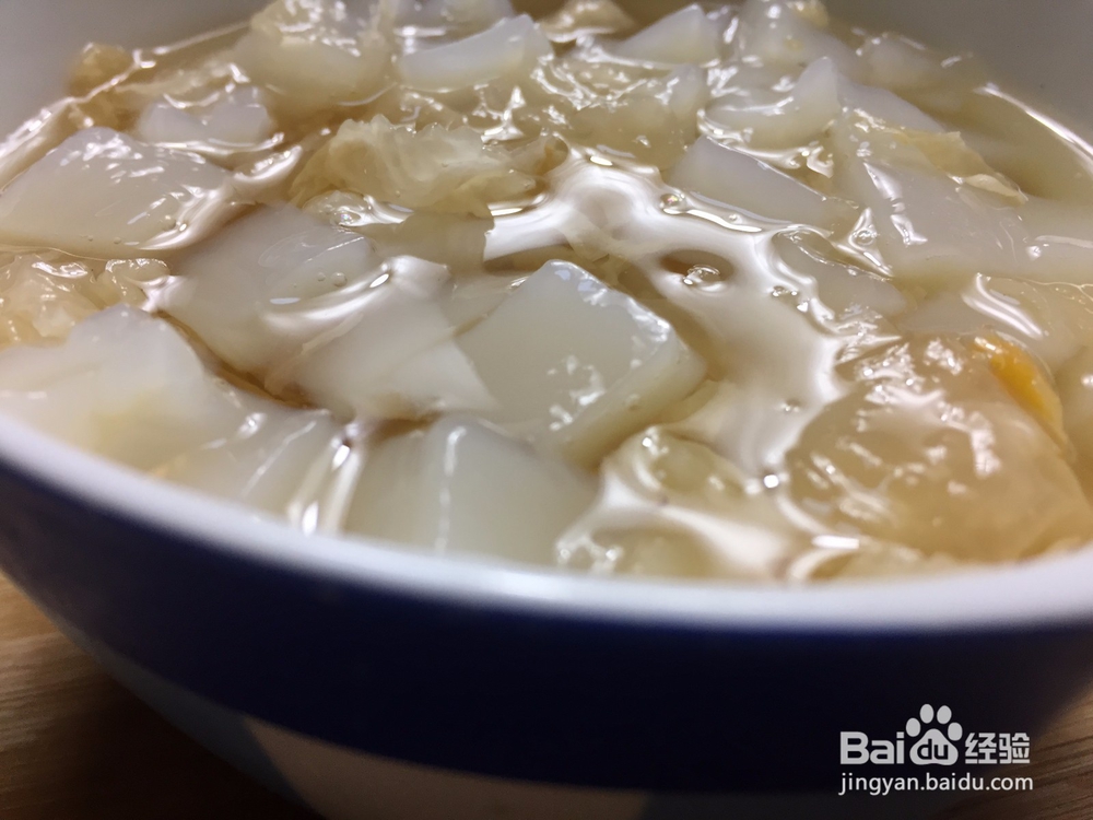 入秋暖胃米酒什锦甜汤