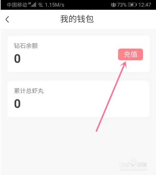 皮皮虾钻石怎么充