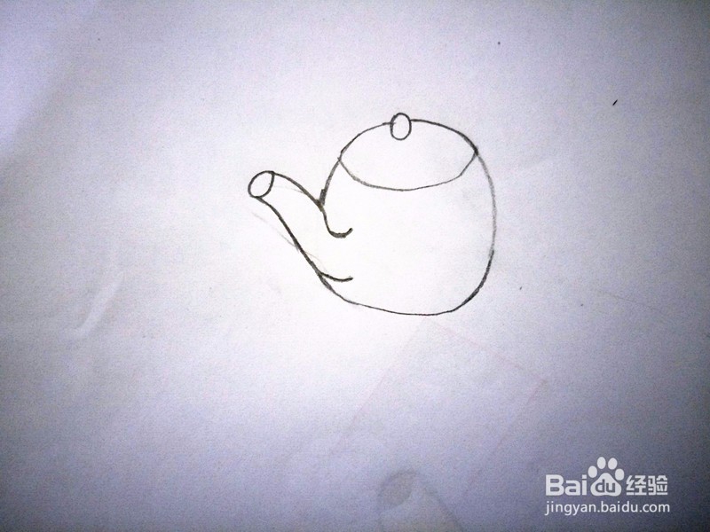 茶壶的简单画法