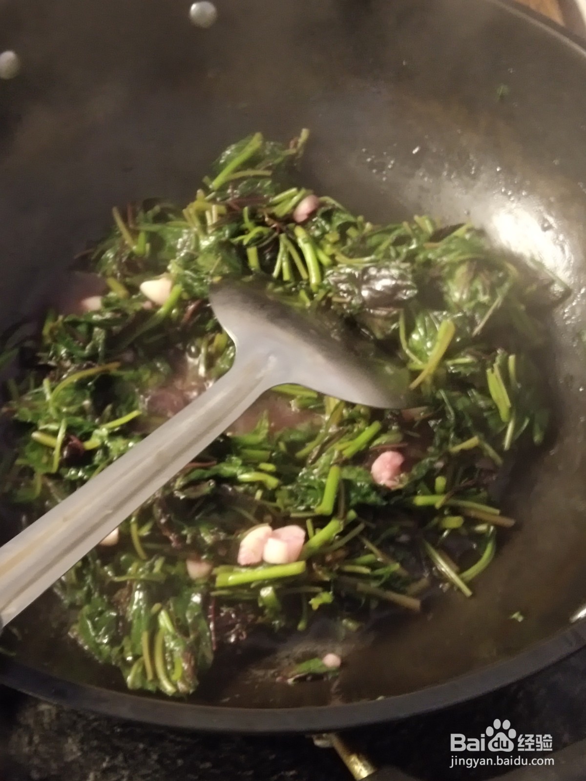 家常大蒜头炒苋菜