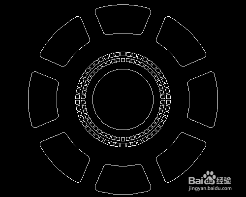 AutoCAD趣味图《钢铁侠能量环》的画法