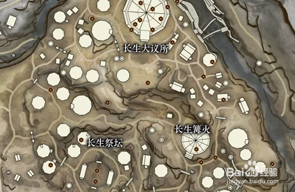 永劫无间长生寨金绿堆点位在哪