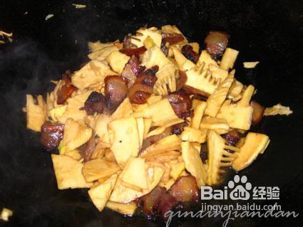 春笋炒腊味