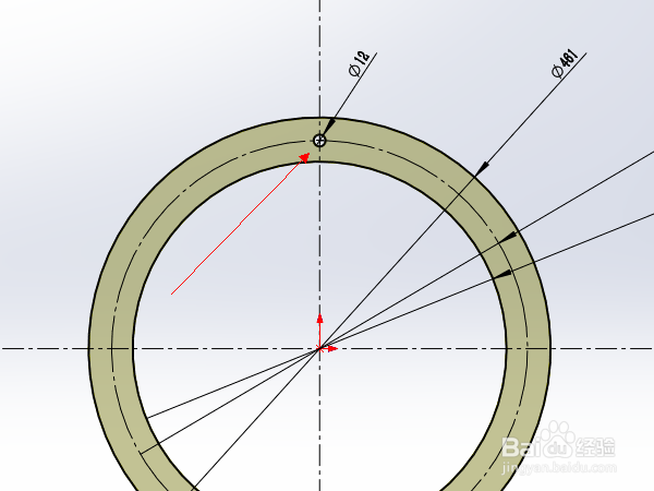 solidworks圆周阵列对象以后草图欠定义如何处理