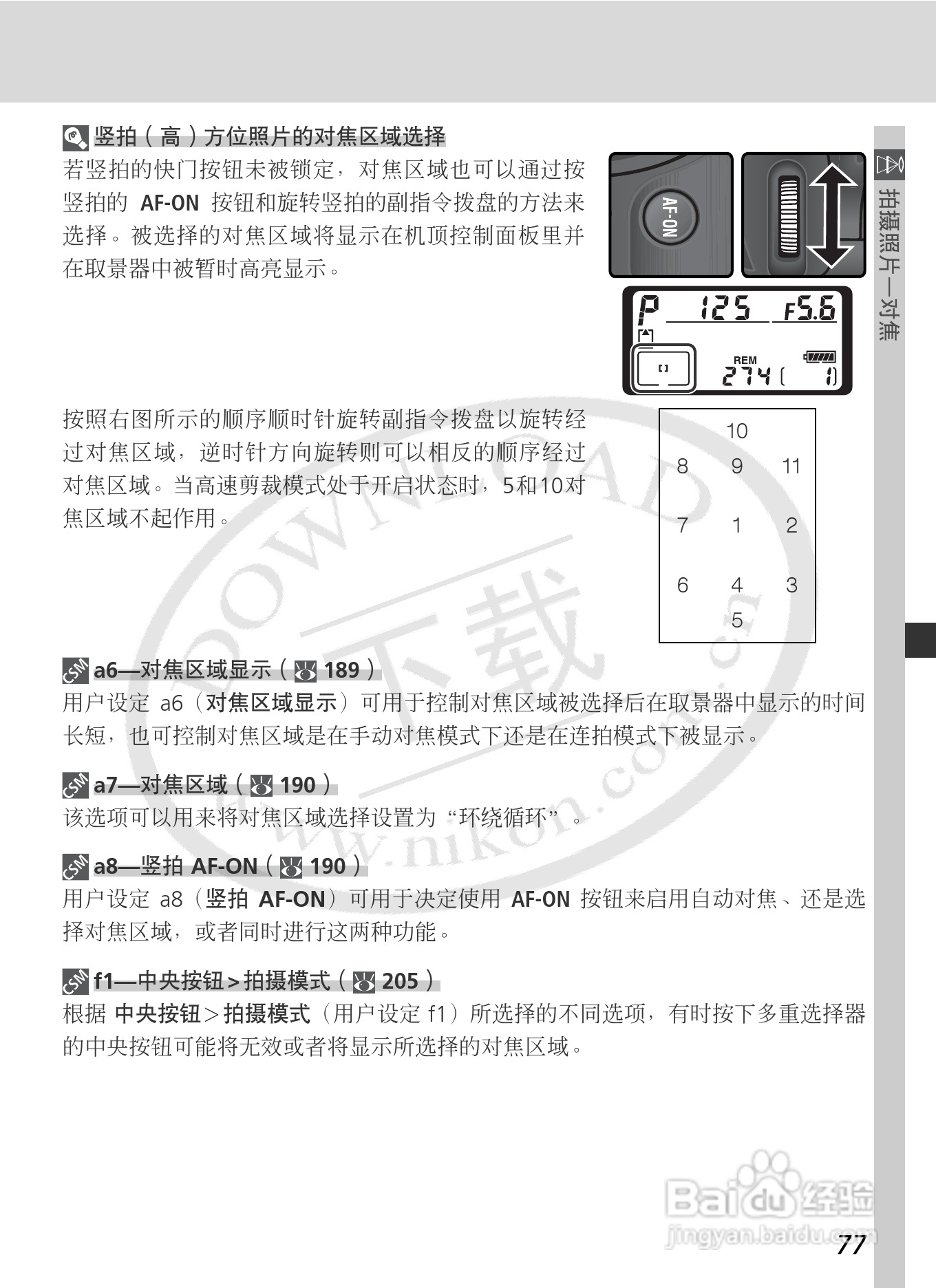 尼康D2Xs数码相机使用说明书:[10]