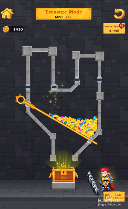 Teen Hero里Treasure Mode的LEVEL 8怎样通过