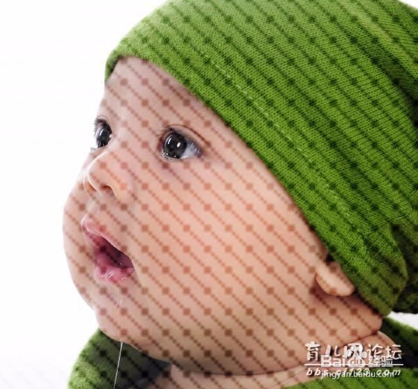 PS铅笔工具制作照片抽丝效果