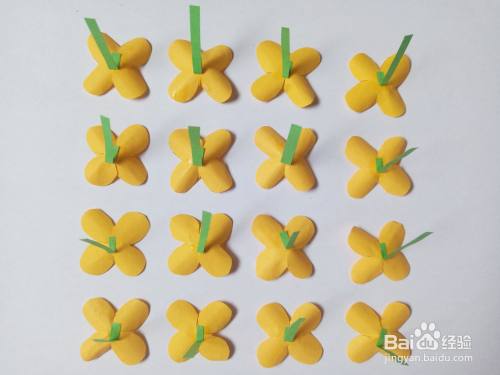 怎样用纸制作油菜花