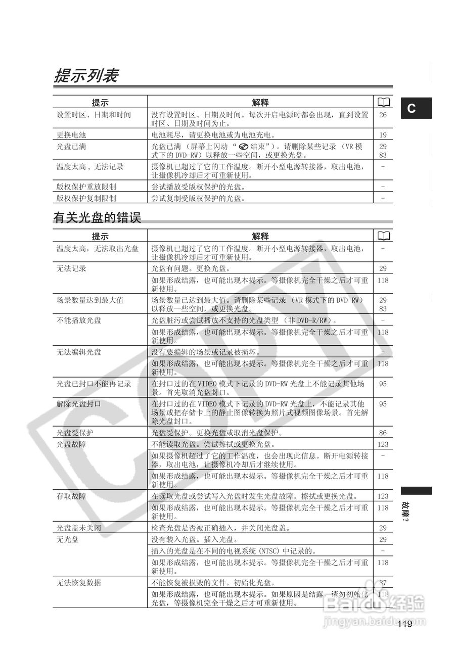 佳能DC20码摄像机使用说明书:[12]
