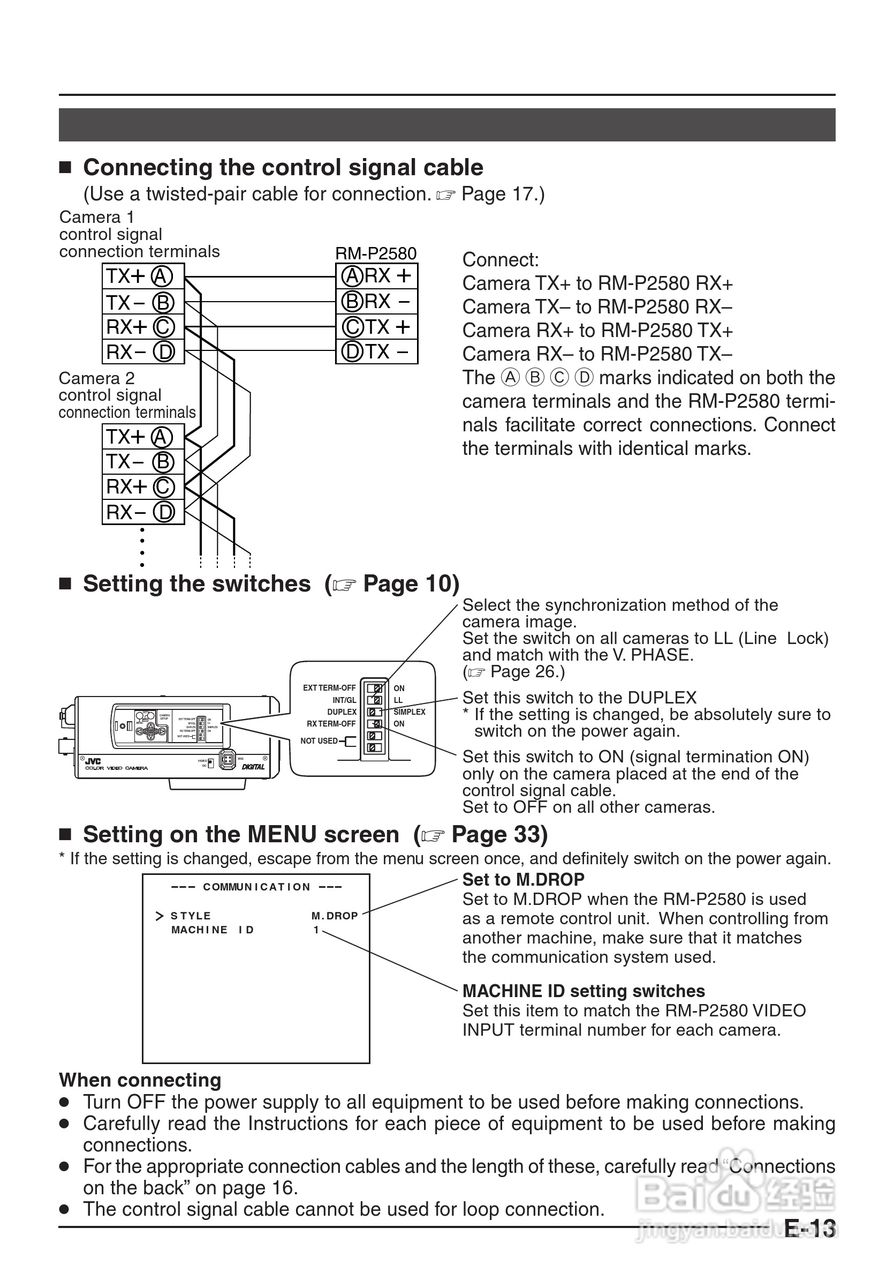 JVC TK-C1480/TK-C1481/COLOUR VIDEO CAMERA摄像机说:[2]