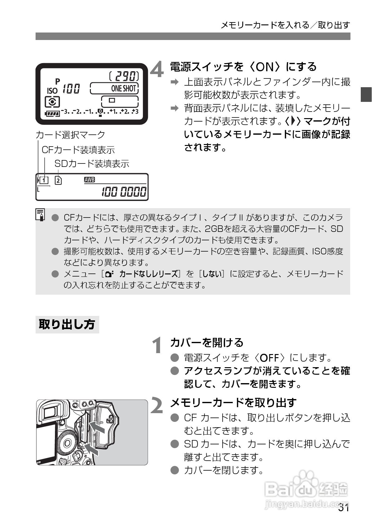 Canon EOS-1数码单反相机使用说明书:[4]