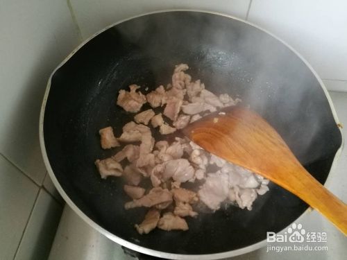 青椒炒瘦肉的做法