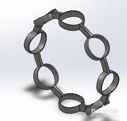 如何用Solidworks软件绘制手链？