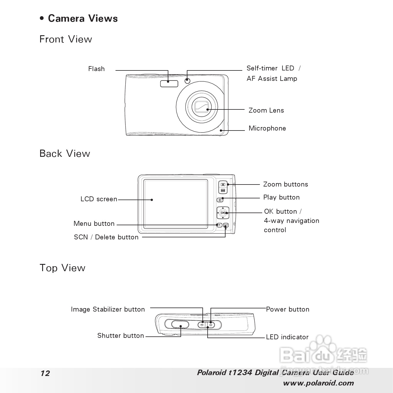 宝丽来Polaroid t1234数码相机使用说明书:[2]