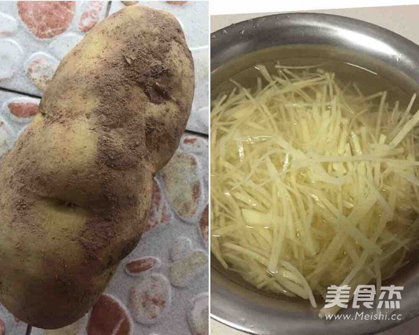 酸辣土豆丝的做法