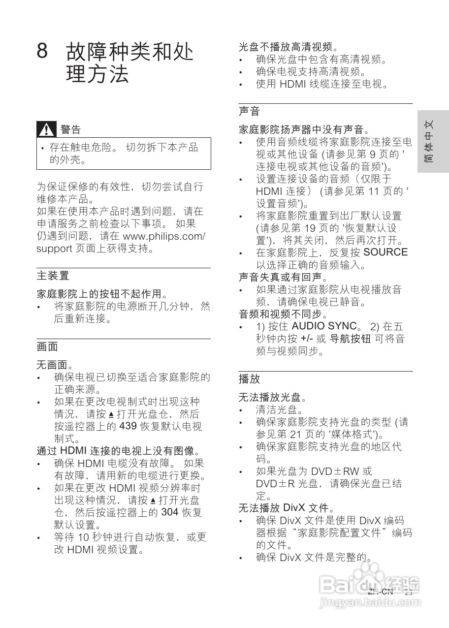 PHILIPS HTS5553家庭影院用户手册:[2]