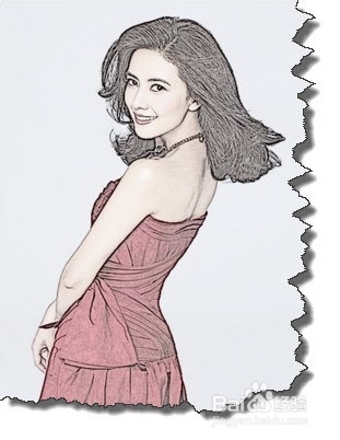 如何利用Picasa快速达到铅笔素描效果？