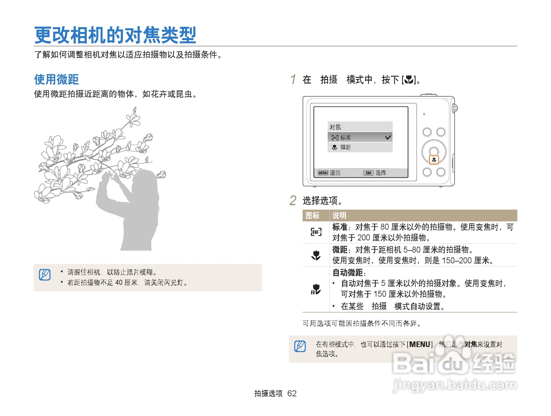 三星ST200F数码相机使用说明书:[7]