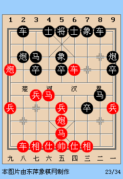 象棋开局之五九炮对黑飞右象（2）