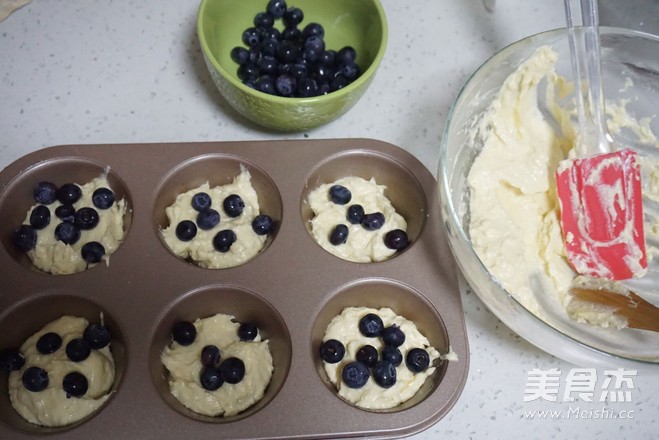 酸甜可口的蓝莓马芬
