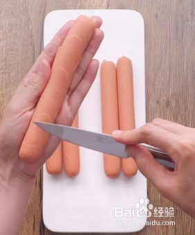 如何炸火腿肠