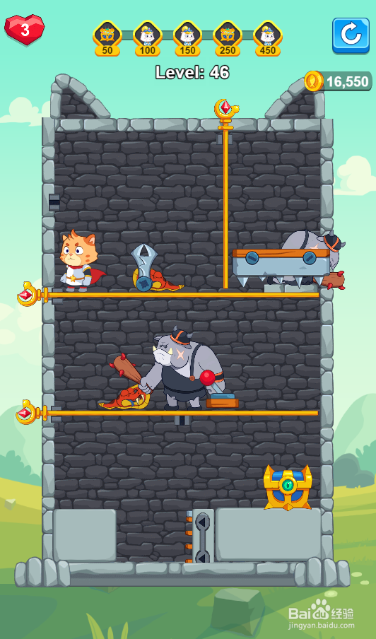 Hero Mission 2的Level 46怎样过关？