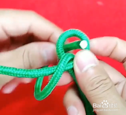 怎样制作十字吊货网结？