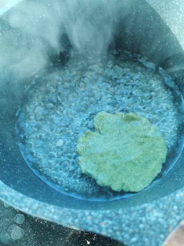 咸蛋黄肉松青团