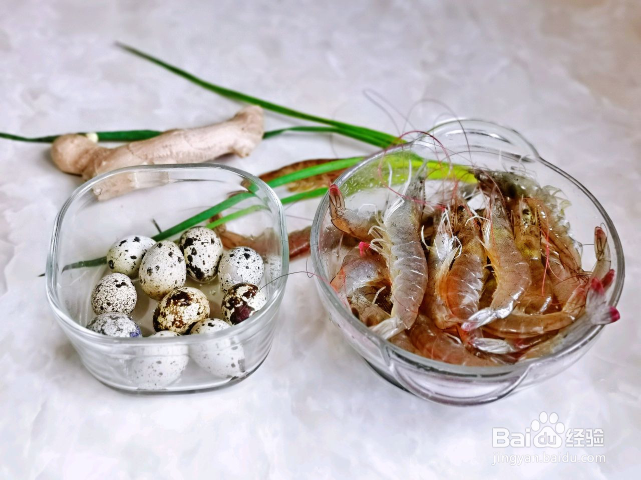 红烧虾焖鹌鹑蛋的做法