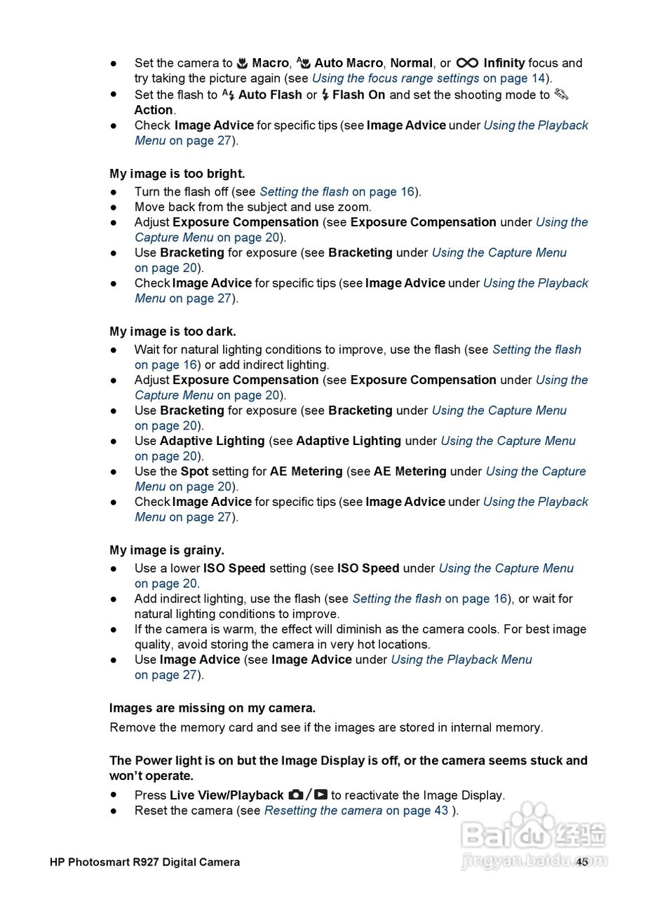 惠普Photosmart R927数码相机使用说明书:[5]